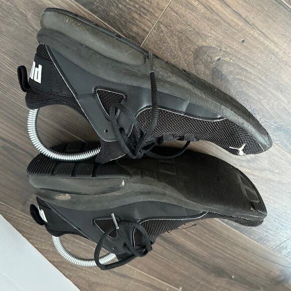Puma Size US 7 Soft Foam Mesh Lace Up Low Top Activewear Running Sneakers Black - Picture 3 of 13